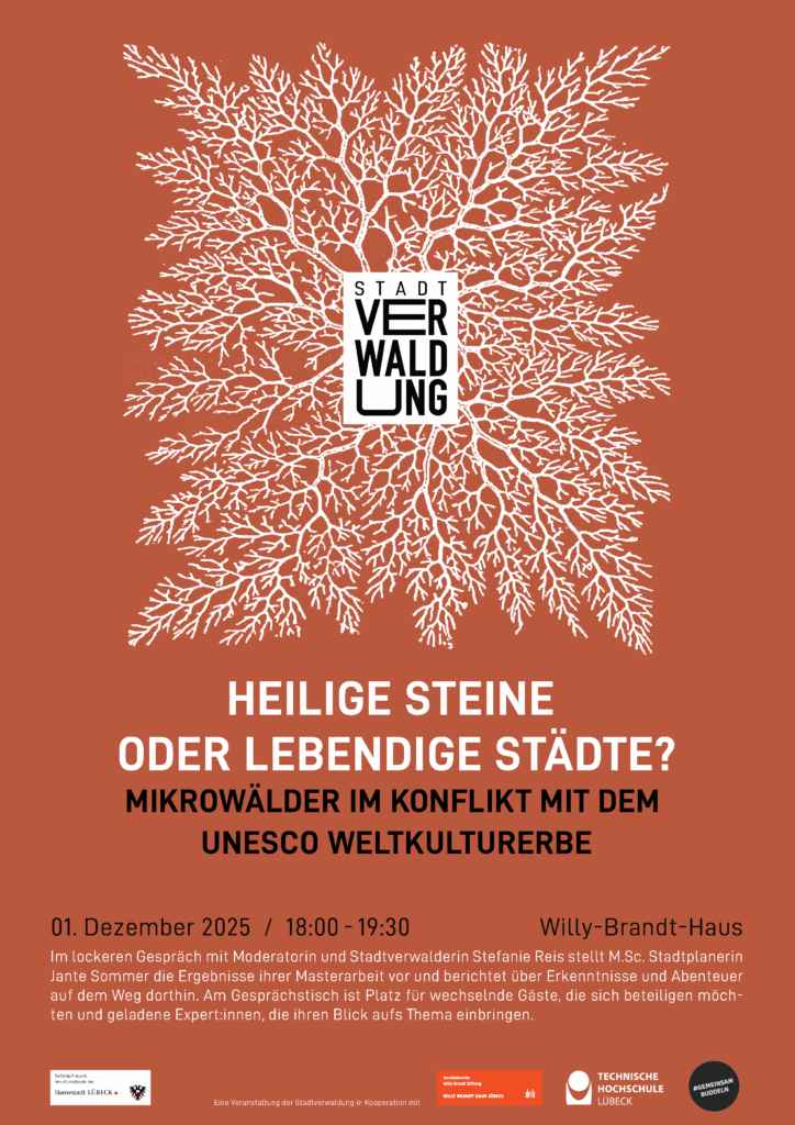 Plakat Heilige Steine oder lebendige Städte?